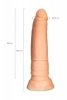 A-TOYS, Realistic Dildo, TPE, Flesh, 18 cm